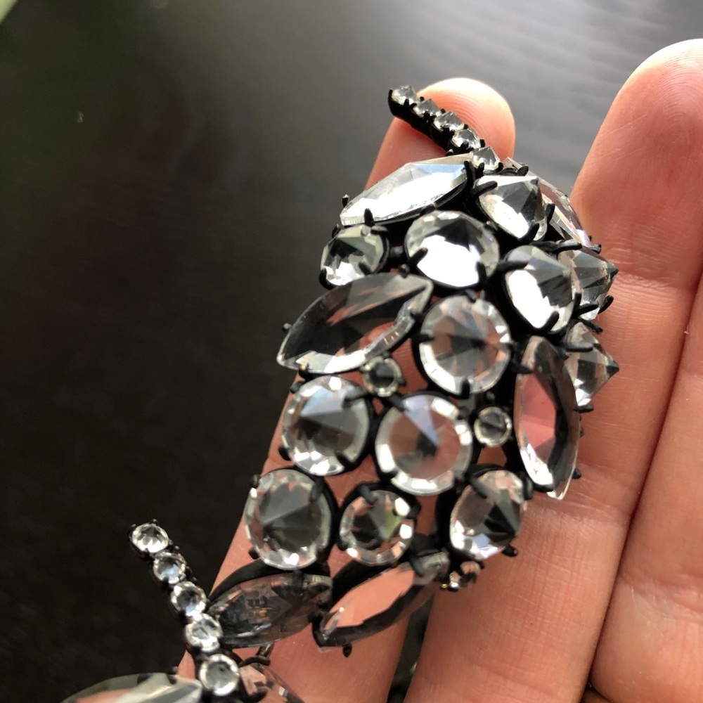 NWOT Lulu Frost Diamanda Crystal Collar Necklace - Picture 9 of 9